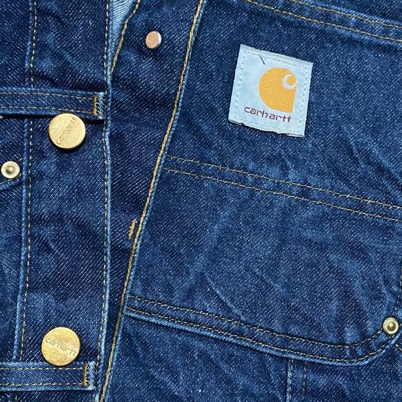 Vintage Carhartt Mens Double Knee Loose Fit Logger Dungaree Jeans B07 DNM 36x30 - Picture 4 of 8